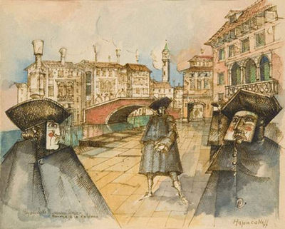 Sample artwork by Constantin Hagondokoff (Born 1934), known for painting - View similar artists and auction records