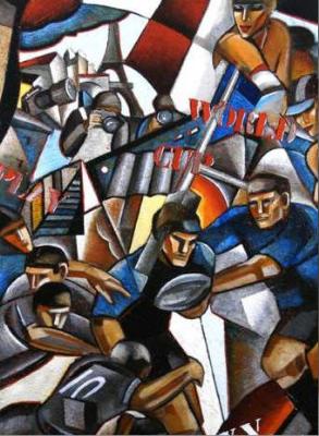Sample artwork by Stephane Gisclard (Born 1966), known for mod figure, genre - View similar artists and auction records