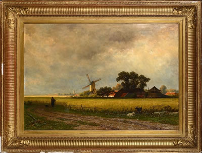 Paysage au moulin