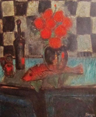 Sample artwork by Jesus Guerrero (Born 1965), known for painting - View similar artists and auction records
