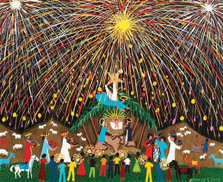 Sample artwork by Nicolas Rivas (20th century), known for painting - View similar artists and auction records