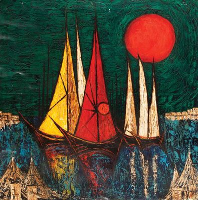 Barcos by Guillermo Heiter - Auction record, sale price, and art valuation. Compare with similar artists and explore comparable artworks.
