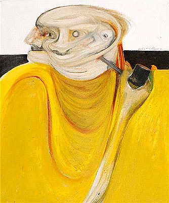 Fumador de halo amarillo