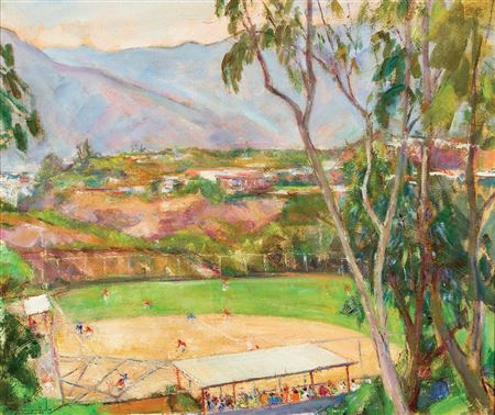 Sample artwork by Pablo Benavides (1918 - 2007), known for painting - View similar artists and auction records