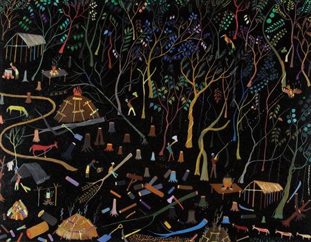 Cuando se estrosaban los montes, 1963 by Feliciano Carvallo - Auction record, sale price, and art valuation. Compare with similar artists and explore comparable artworks.