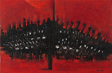 Sample artwork by Guillermo Heiter (Born 1915), known for painting - View similar artists and auction records