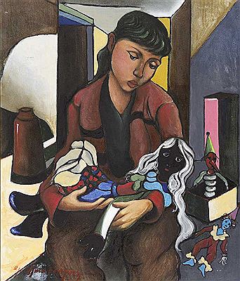 Estudio para la muñeca de trapo, S/f