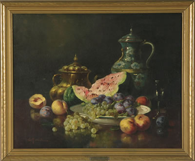 Still life with fruit