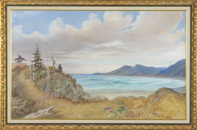 A lighthouse along the Oregon coast