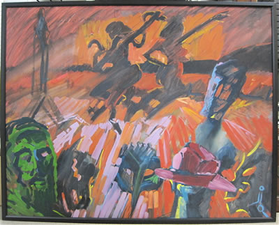 Sample artwork by Kathy Burke (Born 1946), known for painting - View similar artists and auction records