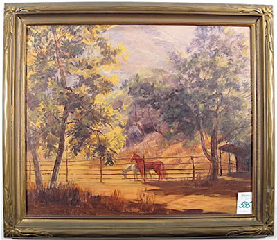 Southern California landscape by Joan Phillips - Auction record, sale price, and art valuation. Compare with similar artists and explore comparable artworks.