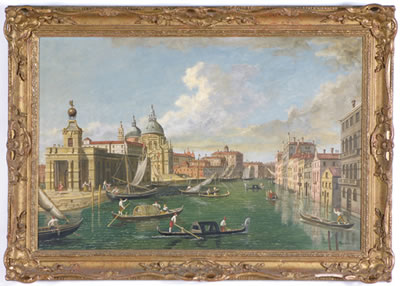Canal Grande con la Chiesa della Salute, Venezia