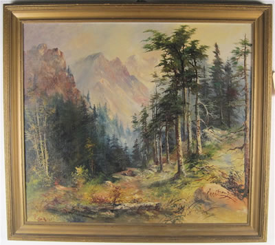 An autumn landscape in the Colorado Rockies