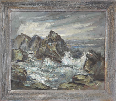 A Rocky Coastal Shore by Manuel Rose - Auction record, sale price, and art valuation. Compare with similar artists and explore comparable artworks.