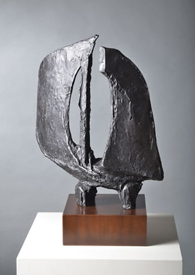 Sample artwork by Hilda Morris (1911 - 1991), known for avant-garde bronze sculpture, painting, drawing - View similar artists and auction records