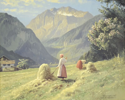 Haying scene
