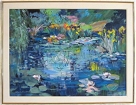 "Quiet Pond" by Satsuko Hamilton - Auction record, sale price, and art valuation. Compare with similar artists and explore comparable artworks.