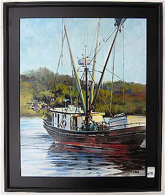 "Astoria Trawler" by Marie (McClure) Martin - Auction record, sale price, and art valuation. Compare with similar artists and explore comparable artworks.