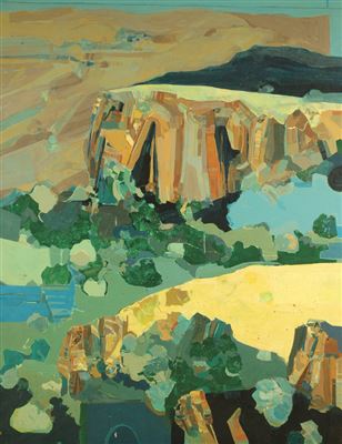 Landscape titled "#3 Salt Lick Station." by Douglas Campbell Smith - Auction record, sale price, and art valuation. Compare with similar artists and explore comparable artworks.
