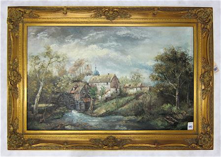 Sample artwork by Willy Gisin (1921 - 2006), known for painting - View similar artists and auction records