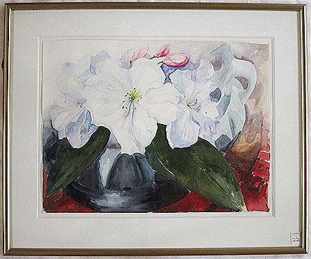 Rhododendron flowers by Humberto Gonzalez - Auction record, sale price, and art valuation. Compare with similar artists and explore comparable artworks.