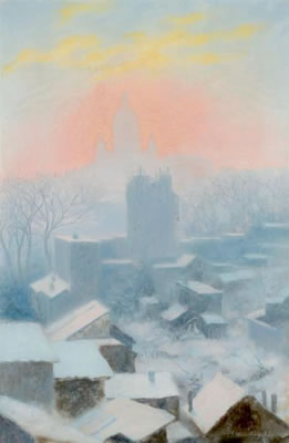 Vue de Montmartre by René Pean - Auction record, sale price, and art valuation. Compare with similar artists and explore comparable artworks.