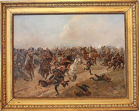 SCENE DE BATAILLE by Henry Louis Dupray - Auction record, sale price, and art valuation. Compare with similar artists and explore comparable artworks.