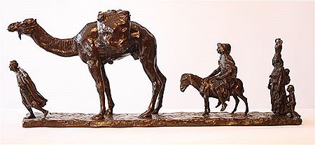 LA GRANDE CARAVANE EN BRONZE DE L'HOEST (1874-1937)