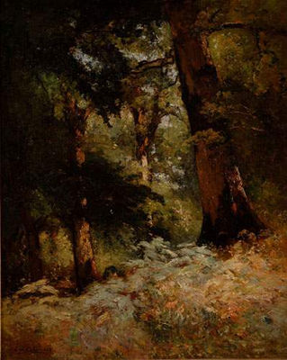 Sous bois sur l'Ile de Noirmoutier by Louis Alexandre Cabie - Auction record, sale price, and art valuation. Compare with similar artists and explore comparable artworks.