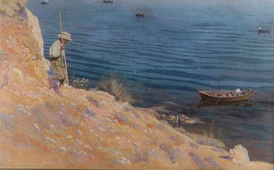 Sample artwork by Paul Aubin (19/20th century), known for painting - View similar artists and auction records