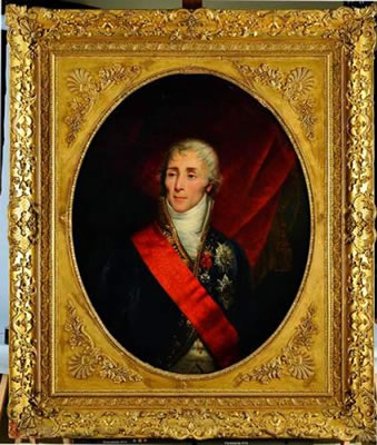 Joseph Fouché, duc d'Otrante, en habit de Sénateur, portant les insignes de Grand Aigle de la Légion d'honneur et de l'ordre de l'Aigle d'Or du Wurtemberg