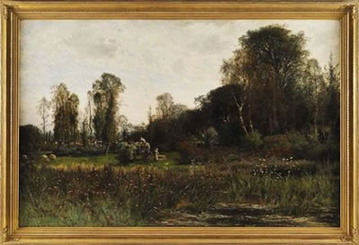 Scène de fenaison
