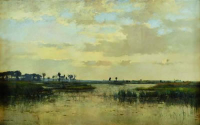Soleil couchant dans les marais du Nord, à Arleux by Emmanuel Pierre Alphonse Damoye - Auction record, sale price, and art valuation. Compare with similar artists and explore comparable artworks.