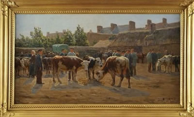 Le marché aux bestiaux