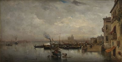 Aqua Alta à Venise, vue du Grand Canal by Adolphe Appian - Auction record, sale price, and art valuation. Compare with similar artists and explore comparable artworks.