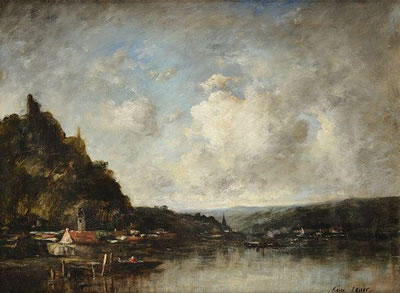 Village au bord d'une rivière surmonté d'une tour by René Tener - Auction record, sale price, and art valuation. Compare with similar artists and explore comparable artworks.