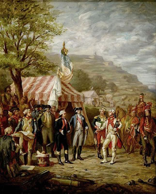 Etude pour la prise de Yorktown, des Généraux Washington, Rochambeau et La Fayette by Louis-Charles-Auguste Couder - Auction record, sale price, and art valuation. Compare with similar artists and explore comparable artworks.