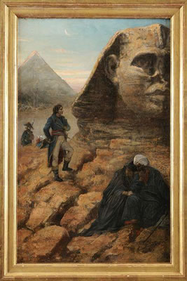 Général Bonaparte devant le sphinx du Caire