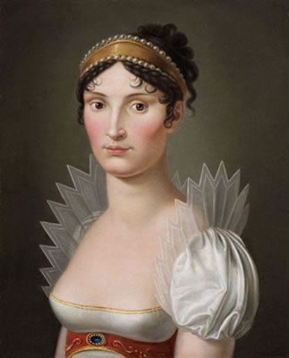 Portrait en buste d'Elisa Bonaparte (Ajaccio 1777 - Trieste 1820)