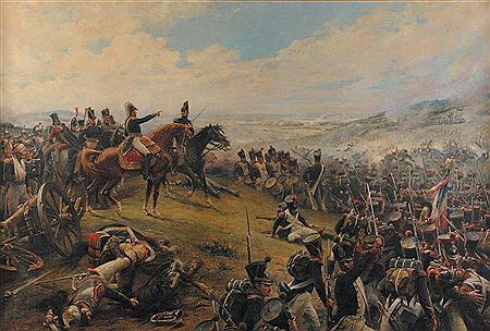 Attaque du corps du Marechal Ney contre les russes au matin de la bataille de la Moskowa, le 7 septembre 1812