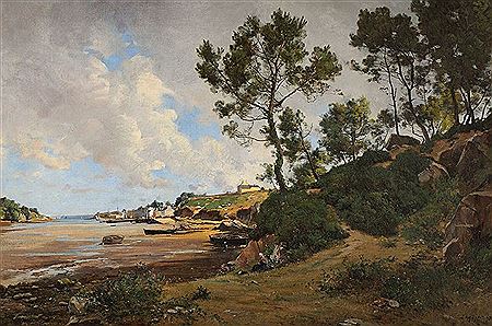 Estuaire en Bretagne, 1878