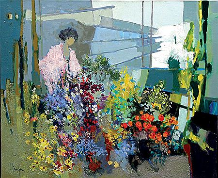 Le marché aux fleurs