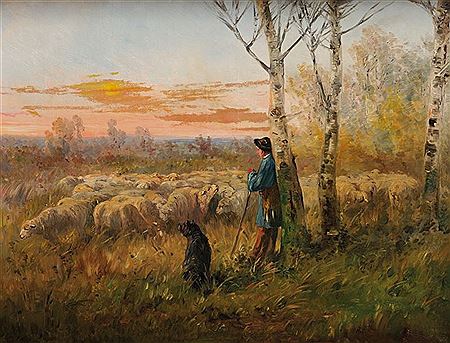 Gardien et ses moutons