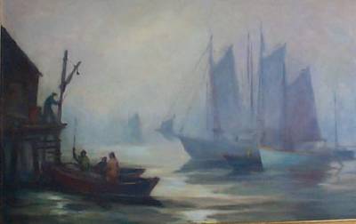 The Fog Bound harbor
