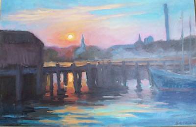 Sunset over Provincetown Harbor