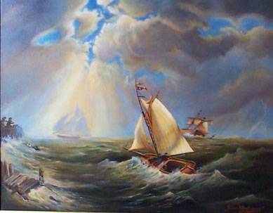 Tossed About by Richard MacCormack - Auction record, sale price, and art valuation. Compare with similar artists and explore comparable artworks.