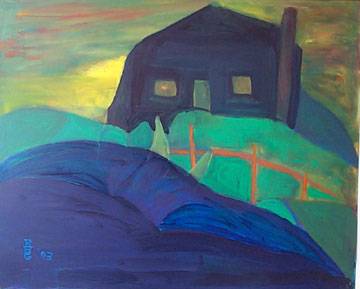 Sample artwork by Ruth Greenblatt (Born 1923), known for figure, nocturne - View similar artists and auction records