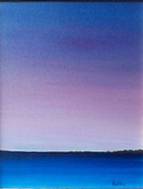 Sunset over Great Island by Derek Bolduc - Auction record, sale price, and art valuation. Compare with similar artists and explore comparable artworks.
