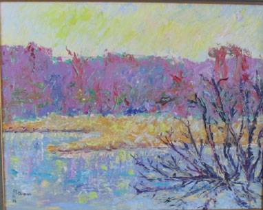 Sample artwork by Blossom Newman (Born 1933), known for impressionist landscape - View similar artists and auction records