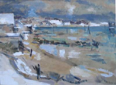 Provincetown Shoreline by Bruce McKain - Auction record, sale price, and art valuation. Compare with similar artists and explore comparable artworks.